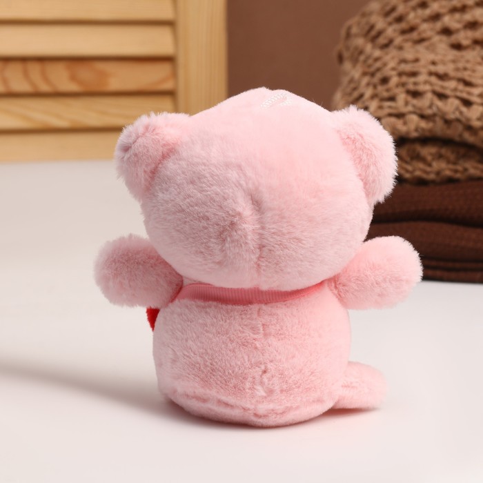 Мягкая игрушка «Медведь», с сердцем, цвета МИКС - фото 1907645398