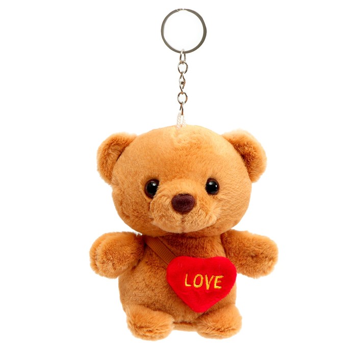 Мягкая игрушка «Медведь», с сердцем, цвета МИКС - фото 1907645400