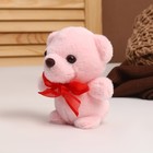 Мягкая игрушка «Медведь», с бантиком, цвета МИКС - Фото 3