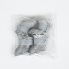 Ботинки для собак, резиновые, набор 4 шт., размер L, серые - Фото 6