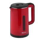 Чайник электрический KELLI KL-1375, пластик, 1.8 л, 2200 Вт, красный - фото 10287123
