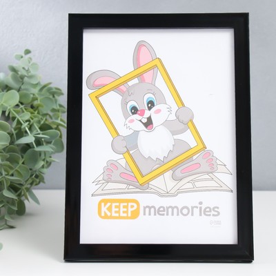 Фоторамка для фото 15×21 см Keep memories «Формат», чёрная, (пластиковый экран)