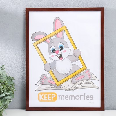 Фоторамка для фото 30×40 см «Формат», пластик, венге