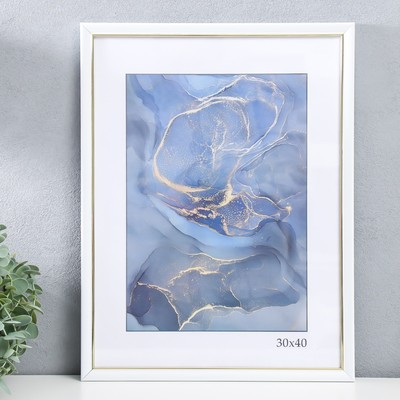 Фоторамка для фото 30×40 см Keep memories «Офисная», пластик, белый, (пластик)