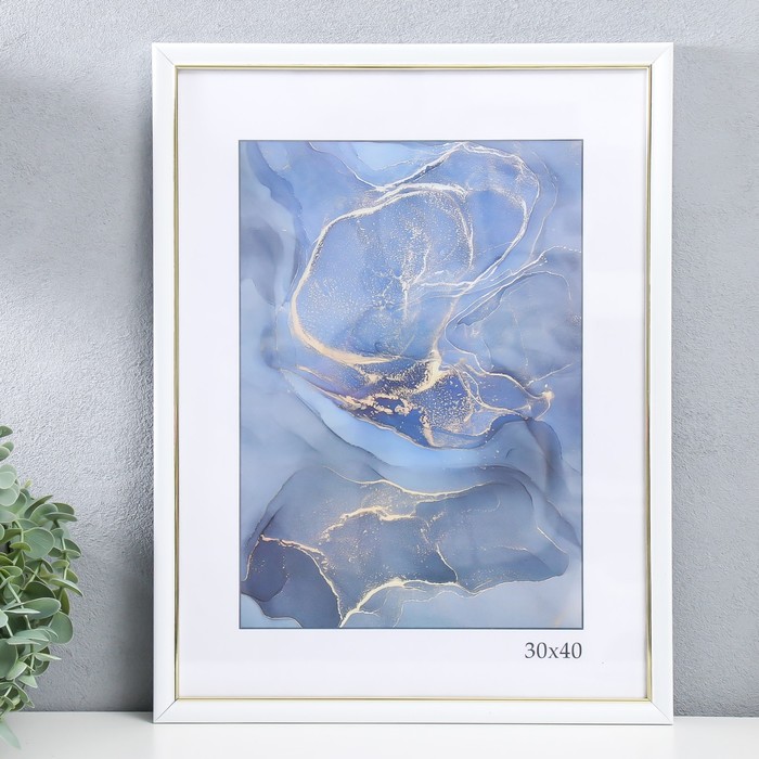 Фоторамка для фото 30×40 см Keep memories «Офисная», пластик, белый, (пластик) - Фото 1