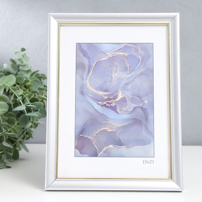 Фоторамка для фото 15×21 см Keep memories «Офис», серебро, (пластик) - Фото 1