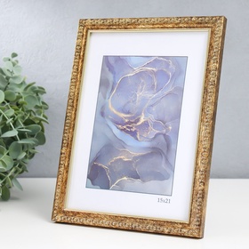 Фоторамка для фото 15×21 см Keep memories «Камея», пластик, состаренное золото, (пластик)