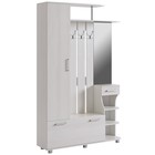 Прихожая «Барселона - 1», 1300×340×2110 мм, цвет белый рамух - Фото 2