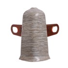 Угол наружный (внешний) «Деконика», с крепежом для плинтуса, 55 мм, 210 дуб Пепельный - Фото 1