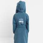 Халат махровый детский Этель «Джентльмен», размер 32 (110-116 см), морская волна - Фото 5