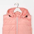 Жилет для девочки, цвет розовый, рост 86 см - фото 39558629