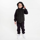 Жилет детский, цвет чёрный, рост 122 см - фото 41582890