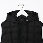 Жилет детский, цвет чёрный, рост 122 см - фото 41582892
