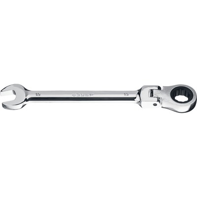 Ключ гаечный комбинированный трещоточный шарнирный ЗУБР 27101-13, 13 мм