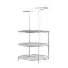 Решетка 3-х ярусная с ручками для тандыра, диаметр яруса 29 см, высота 44 см 9506527