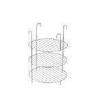 Решетка 3-х ярусная на крестовину тандыра, d-25 см, h-33 см, расстояние между ярусами 10 см - Фото 4