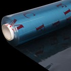 УЦЕНКА Клеёнка на стол ПВХ «Жидкое стекло», ширина 137 см, толщина 0.25 мм, рулон 41 м, прозрачная - Фото 2