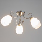 Светильник Charlotte 3х40Вт Е27 хром 57х57х22см - фото 49432331