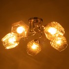 Светильник Diana 5х40Вт Е27 золото 52х52х22см - фото 41453445