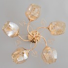 Светильник Diana 5х40Вт Е27 золото 52х52х22см - фото 41453446