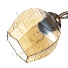 Светильник Diana 5х40Вт Е27 золото 52х52х22см - фото 41453448