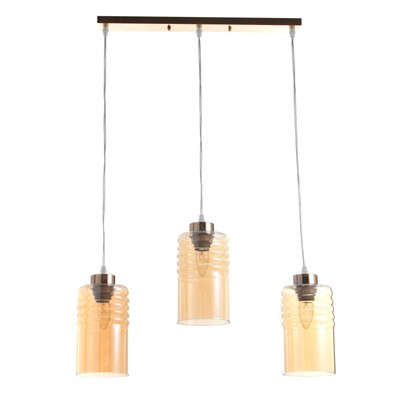 Светильник ЭкономСвет Annabelle 3×40 Вт Е27 золото 59×13×70(23)см