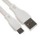 Кабель BYZ BL-625, microUSB - USB, 2.1 А, 1.2 м, ПВХ, белый - фото 2427631