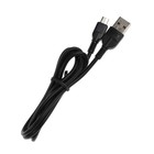 Кабель Mirex 13700-008M2BK, microUSB - USB, 2.4 А, 1 м, быстрая зарядка, черный - фото 51459603 Кабель Mirex 13700-008M2BK, microUSB - USB, 2.4 А, 1 м, быстрая зарядка, черный - фото 51459603