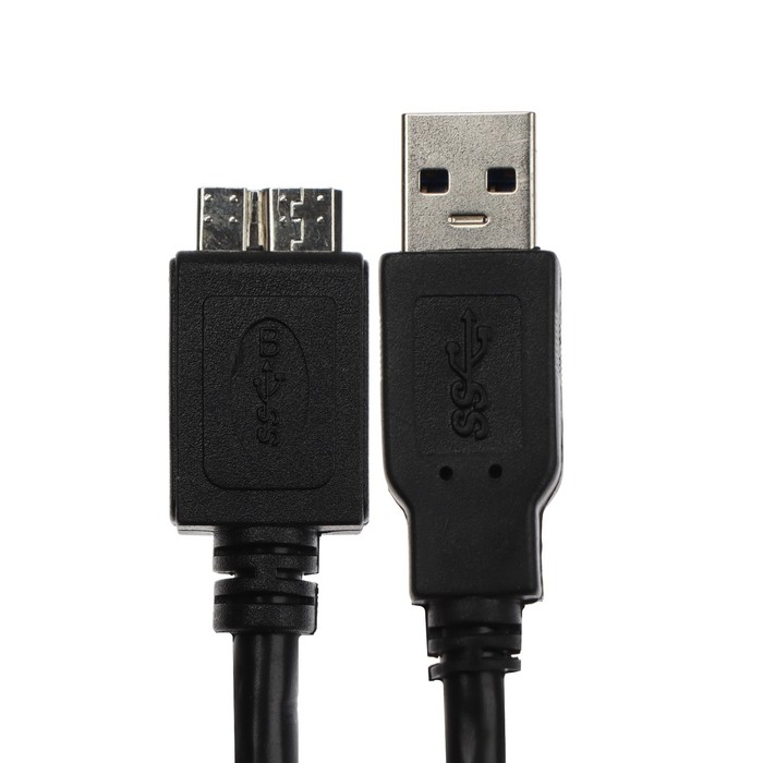 Кабель Mirex 13700-AMCR03U3, microUSB - USB, 0.3 м, черный - фото 51459622