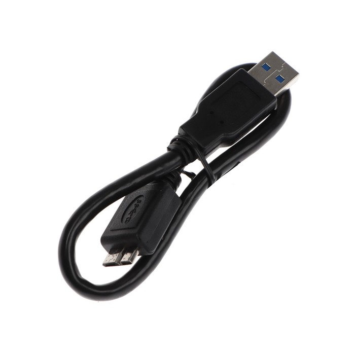 Кабель Mirex 13700-AMCR03U3, microUSB - USB, 0.3 м, черный - фото 51459623