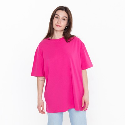 Футболка женская, цвет фуксия, размер one size (42-46)