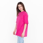 Футболка женская, цвет фуксия, размер one size (42-46) - Фото 3