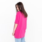 Футболка женская, цвет фуксия, размер one size (42-46) - Фото 4