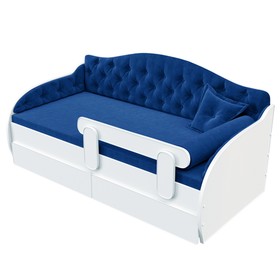 Чехол на кровать-тахту «Вэлли», размер 80x160 см, цвет синий