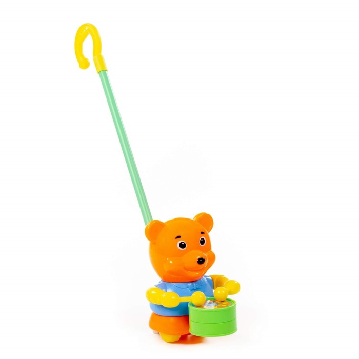 Каталка «Медвежонок», с ручкой 60717