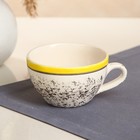 Чашка керамическая "Крошка", 200 мл, жёлтая, 1 сорт, Иран - фото 292788071