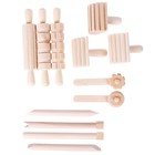 Деревянный набор инструментов для лепки, 12 шт., 19 × 6,5 × 7,5 см - фото 319297574