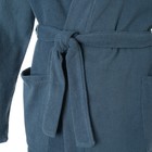 Халат махровый мужской «Самый лучший» размер 52-54, морская волна - Фото 5