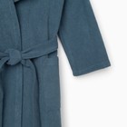 Халат махровый детский Этель «Джентльмен», размер 34 (122-128 см), морская волна - Фото 11