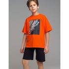 Комплект для мальчиков: футболка, шорты, рост 134 см - фото 109918761