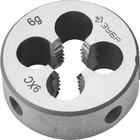 Плашка ЗУБР 4-28022-10-1.5, сталь 9ХС, круглая ручная, М10 x 1.5 мм - фото 302010844