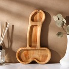 Блюдо деревянное для подачи Adelica, (L), в подарочной коробке, дерево береза, 25×16.5×1.7 см - Фото 3