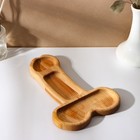 Блюдо деревянное для подачи Adelica, (L), в подарочной коробке, дерево береза, 25×16.5×1.7 см - Фото 5