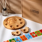 Пасхальный набор Adelica, подставка под яйцо и кулич, 2 подставки под яйцо, термонаклейки в подарок - фото 809521773