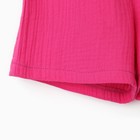 Комплект для девочки (блузка, шорты) MINAKU цвет фуксия, рост 92 - Фото 11