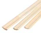 Плинтус сращённый для бани «Добропаровъ», осина, сорт А, 2400×45×12 мм - Фото 1