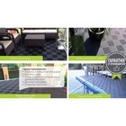 Напольное модульное покрытие City, 33×33 см, 9 шт в упаковке, цвет зелёный - Фото 13