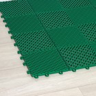 Напольное модульное покрытие City, 33×33 см, 9 шт в упаковке, цвет зелёный - Фото 7