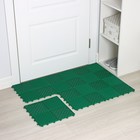 Напольное модульное покрытие City, 33×33 см, 9 шт в упаковке, цвет зелёный - Фото 3