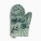 Варежка-прихватка Доляна «Лесная прохлада» 20×28 см, 50% хлопок, 50% п/э, рогожка 158 г/м² - Фото 3